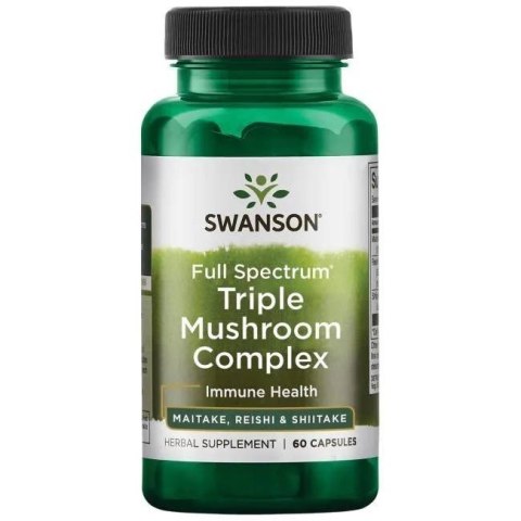 Swanson SWANSON Full Spectrum Triple Mushroom (60 kaps.)