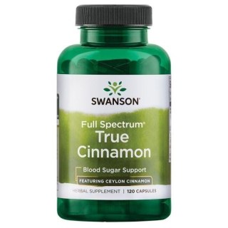 Swanson SWANSON Full Spectrum True Cinnamon 300 mg (120 kaps.)
