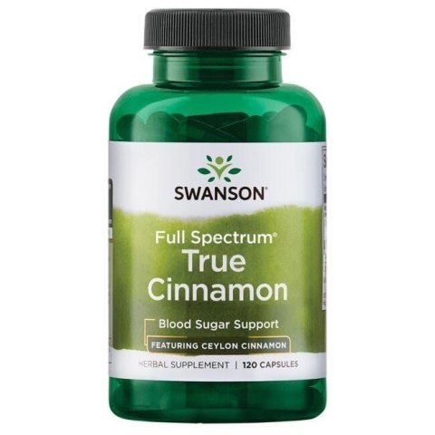 Swanson SWANSON Full Spectrum True Cinnamon 300 mg (120 kaps.)