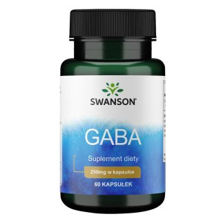 Swanson SWANSON GABA 250 mg (60 kaps.)