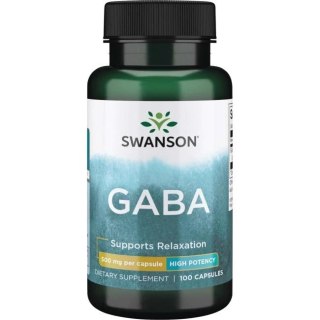 Swanson SWANSON GABA 500 mg (100 kaps.)
