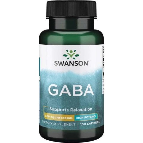 Swanson SWANSON GABA 500 mg (100 kaps.)