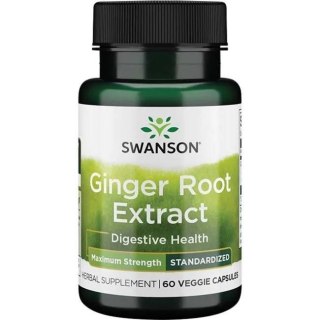 Swanson SWANSON Ginger Root extract - Imbir forte ekstrakt (60 kaps.)