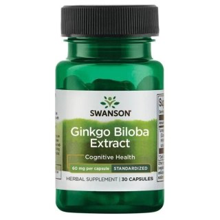 Swanson SWANSON Ginkgo Biloba Extract 60 mg (30 kaps.)