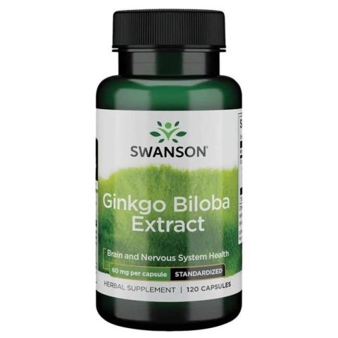 Swanson SWANSON Ginkgo Select 60 mg (120 kaps.)