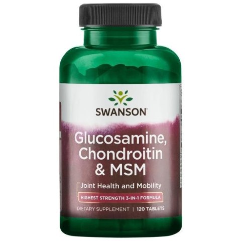 Swanson SWANSON Glucosamine, Chondroitin & MSM (120 tabl.)