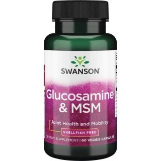 Swanson SWANSON Glucosamine & MSM (60 kaps.)
