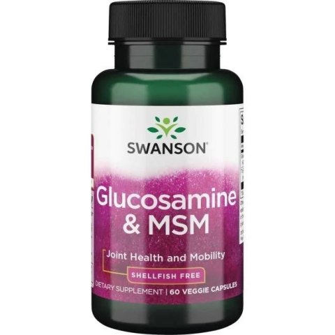 Swanson SWANSON Glucosamine & MSM (60 kaps.)