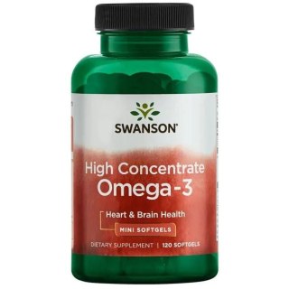 Swanson SWANSON High Concentrate Omega 3 - 570 mg (120 kaps.)