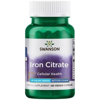 Swanson SWANSON Iron Citrate 25 mg (60 kaps.)