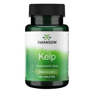 Swanson SWANSON Kelp 56 mg - Jod 225 mcg (100 tabl.)