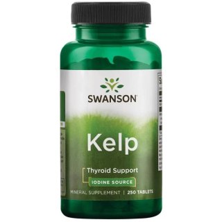 Swanson SWANSON Kelp 56 mg - Jod 225 mcg (250 tabl.)