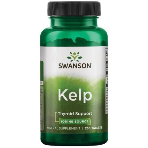 Swanson SWANSON Kelp 56 mg - Jod 225 mcg (250 tabl.)