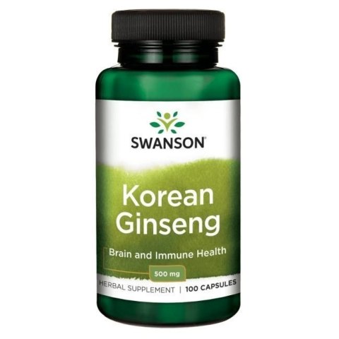 Swanson SWANSON Korean Ginseng 500 mg (100 kaps.)