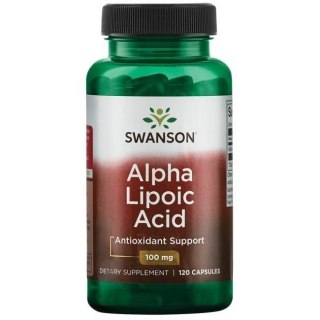 Swanson SWANSON Kwas alfa liponowy 100 mg, ALA (120 kaps.)
