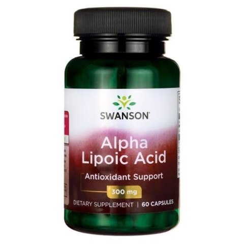 Swanson SWANSON Kwas alfa liponowy 300 mg, ALA (60 kaps.)