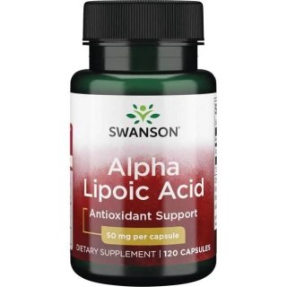 Swanson SWANSON Kwas alfa liponowy 50 mg, ALA (120 kaps.)