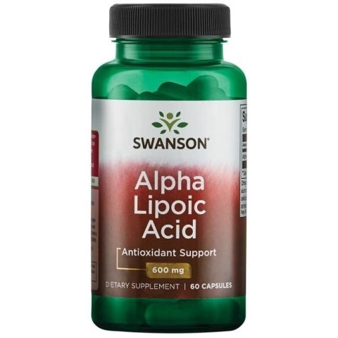 Swanson SWANSON Kwas alfa liponowy 600 mg, ALA (60 kaps.)