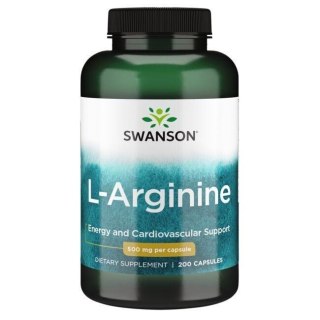 Swanson SWANSON L-Arginine 500 mg (200 kaps.)