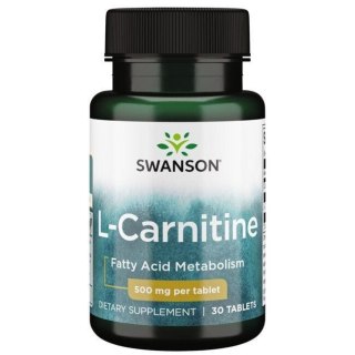 Swanson SWANSON L-Carnitine 500 mg (30 tabl.)