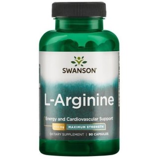 Swanson SWANSON L-arginina forte 850 mg (90 kaps.)