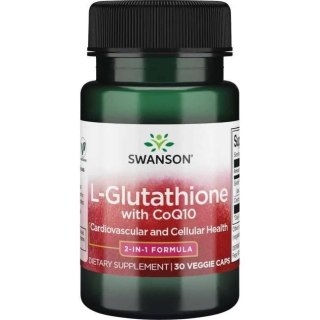 Swanson SWANSON L-glutation + koenzym Q10 (30 kaps.)