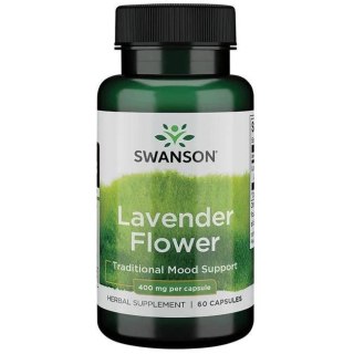 Swanson SWANSON Lavender Flower - Lawenda (60 kaps.)