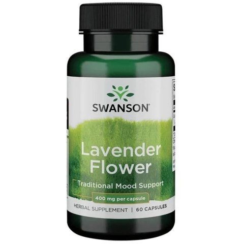 Swanson SWANSON Lavender Flower - Lawenda (60 kaps.)
