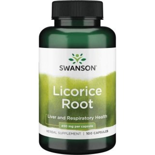 Swanson SWANSON Licorice - Lukrecja 450 mg (100 kaps.)