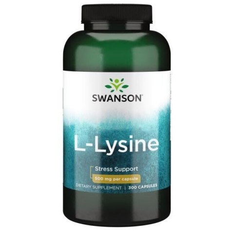 Swanson SWANSON Lysine 500 mg (300 kaps.)