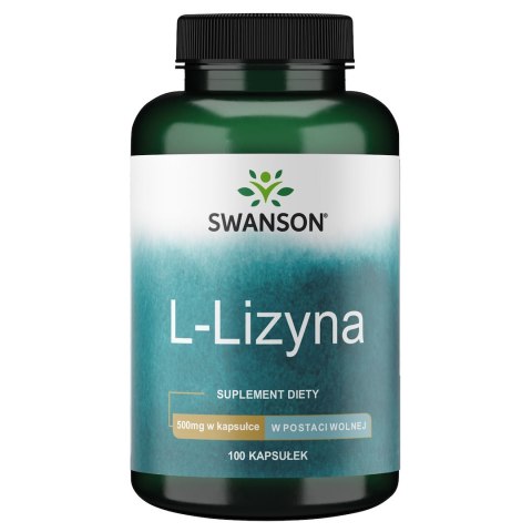 Swanson SWANSON Lysine - L-Lizyna 500 mg (100 kaps.)