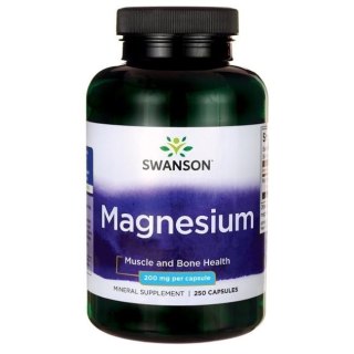 Swanson SWANSON Magnesium 200 mg (250 kaps.)