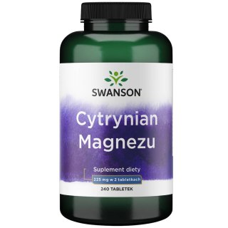 Swanson SWANSON Magnesium Citrate 225 mg (240 tabl.)