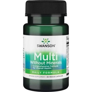 Swanson SWANSON Multi Without Minerals (30 kaps.)