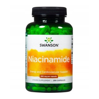 Swanson SWANSON Niacinamide 250 mg (250 kaps.)