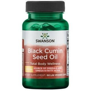 Swanson SWANSON Olej z nasion czarnego kminu 500 mg (60 kaps.)