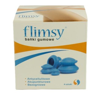 Aura Herbals AURA HERBALS Bańki Chińskie Gumowe FLIMSY (4 szt.)