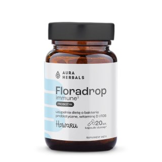 Aura Herbals AURA HERBALS Floradrop immune, probiotyk (20 kaps.)