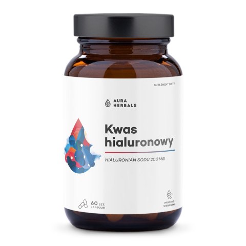 Aura Herbals AURA HERBALS Kwas hialuronowy 200 mg (60 kaps.)