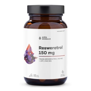 Aura Herbals AURA HERBALS Resweratrol 150 mg (60 kaps.)