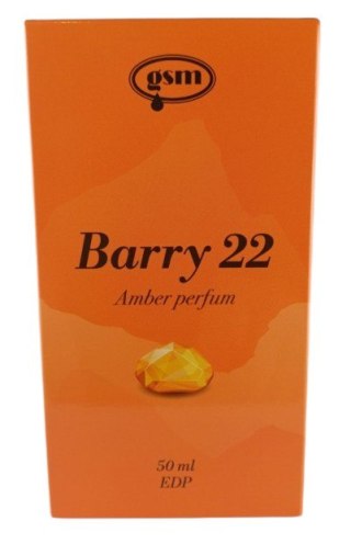 GSM GSM MUMIO Bursztynowe Perfumy Męskie BARRY 22 - AVENTURA (50 ml)