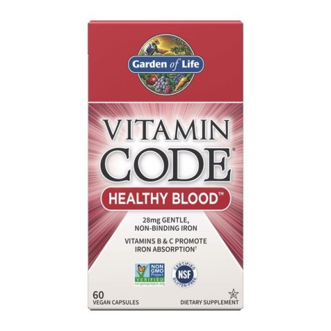 Garden of Life GARDEN OF LIFE Vitamin Code RAW Healthy Blood - Zdrowa krew (60 kaps.)
