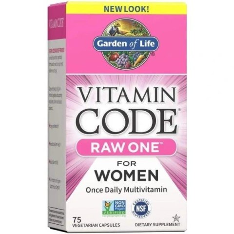 Garden of Life GARDEN OF LIFE Vitamin Code RAW One for Women - dla Kobiet (75 kaps.)