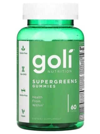 Goli Nutrition GOLI NUTRITION SuperGreens (60 żelek)