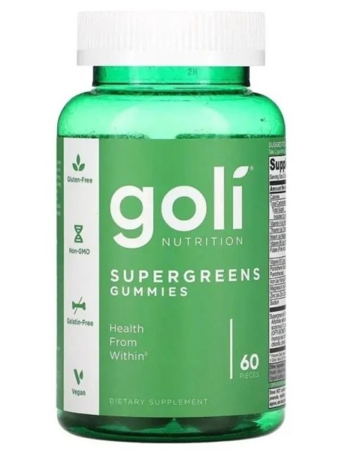 Goli Nutrition GOLI NUTRITION SuperGreens (60 żelek)