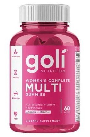 Goli Nutrition GOLI NUTRITION Women's Complete Multi - Witaminy i minerały dla kobiet (60 żelek)
