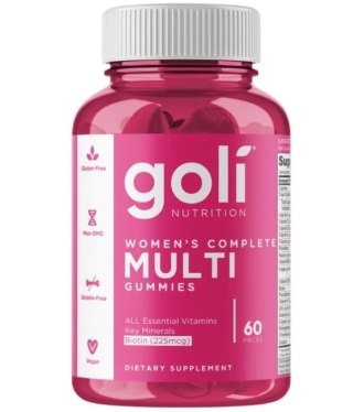 Goli Nutrition GOLI NUTRITION Women's Complete Multi - Witaminy i minerały dla kobiet (60 żelek)