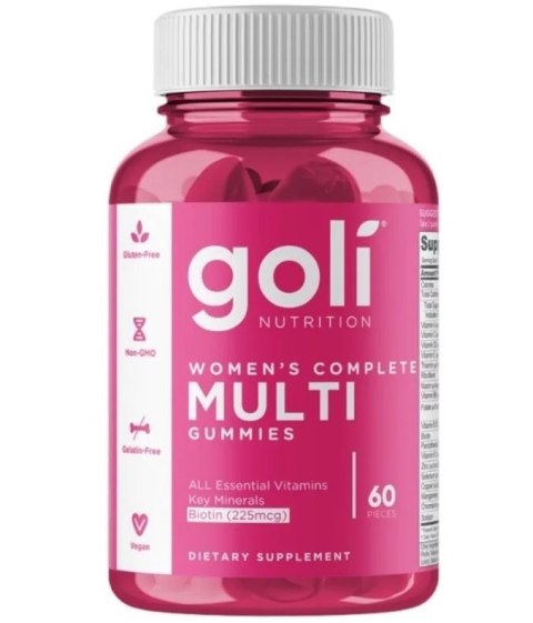Goli Nutrition GOLI NUTRITION Women's Complete Multi - Witaminy i minerały dla kobiet (60 żelek)