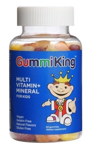 GummiKing GUMMIKING Multi Vitamin + Mineral - Multiwitamina + minerały dla dzieci (60 żelek)