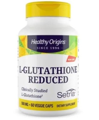 Healthy Origins HEALTHY ORIGINS L-glutathione reduced - L-glutation zredukowany (60 kaps.)